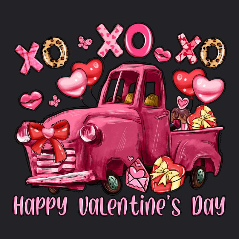 Xo Xo Xo Happy Valentine's Day Truck Vintage Tee by LillyAllenDesigns | Teevron