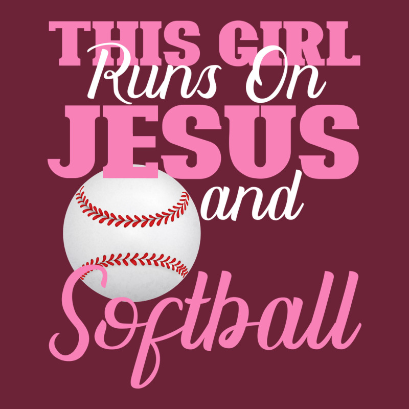 This Girl Jesus And Softball Long Sleeve Tee by Bettercallsaul | Teevron