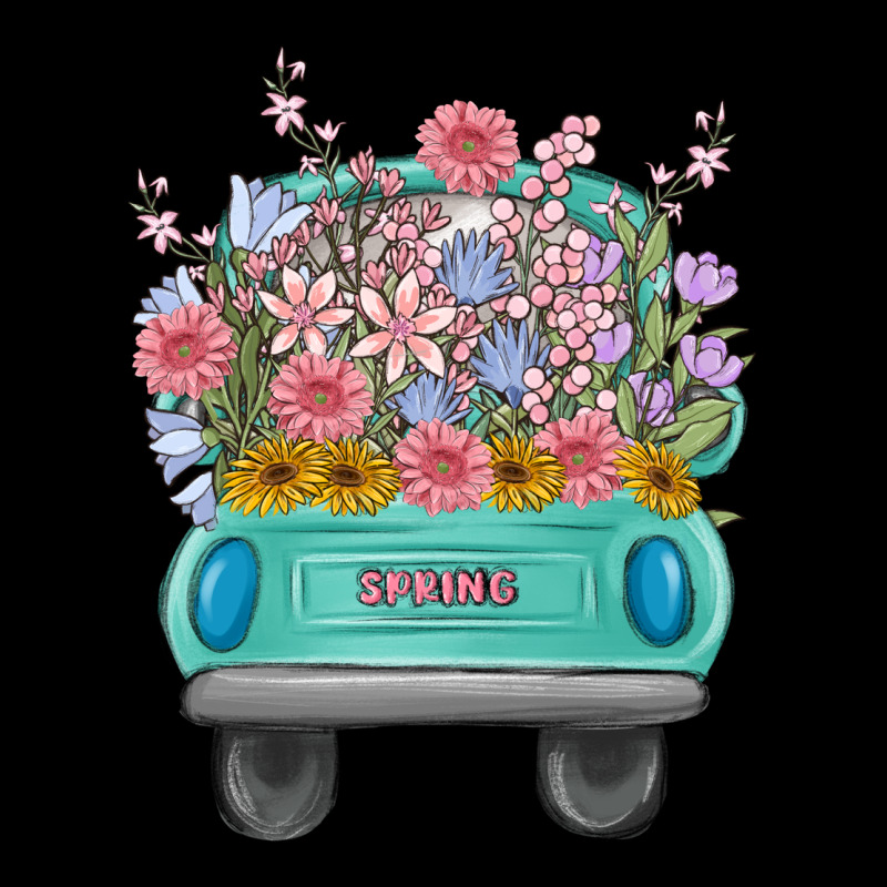 Truck With Flowers Premium Tee by MaliasSmallBusiness | Teevron