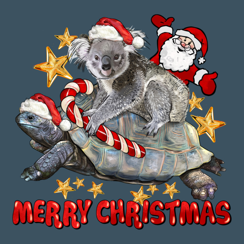 Merry Christmas Tortoise And Koala Urban Heavy Tee by LillyAllenDesigns | Teevron