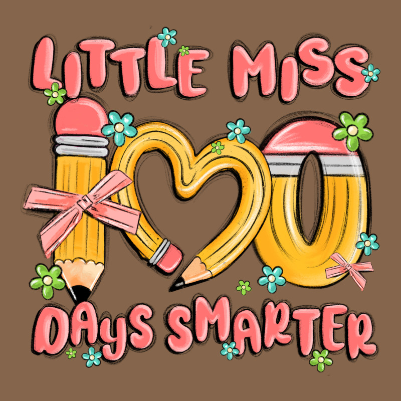 Little Miss 100 Days Smarter Premium Tee by MaliasSmallBusiness | Teevron