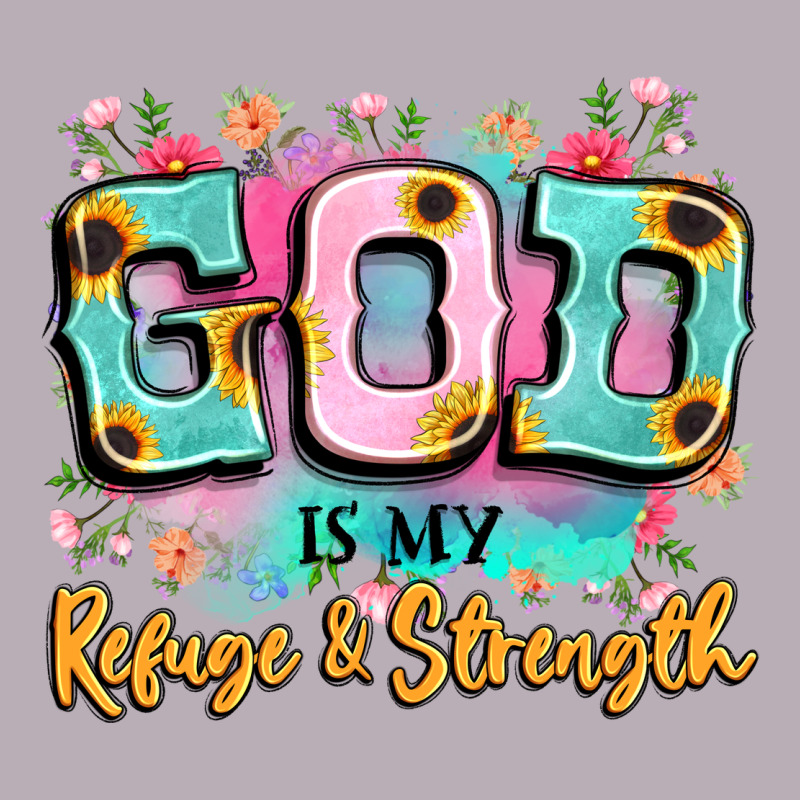 God Is My Refuge And Strength Vintage Tee by LillyAllenDesigns | Teevron
