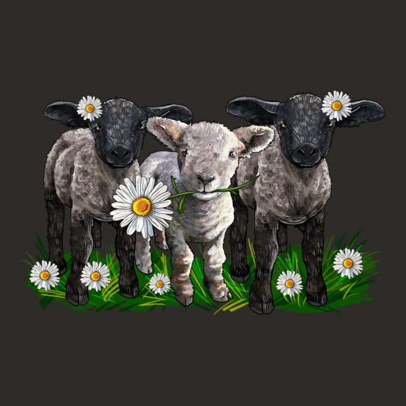 Baby Sheeps With Daisies Heavy Core Tee by LillyAllenDesigns | Teevron