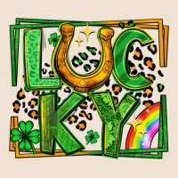 Lucky Horseshoe St Patricks Day Leopard Frame Urban Hoodie | Teevron