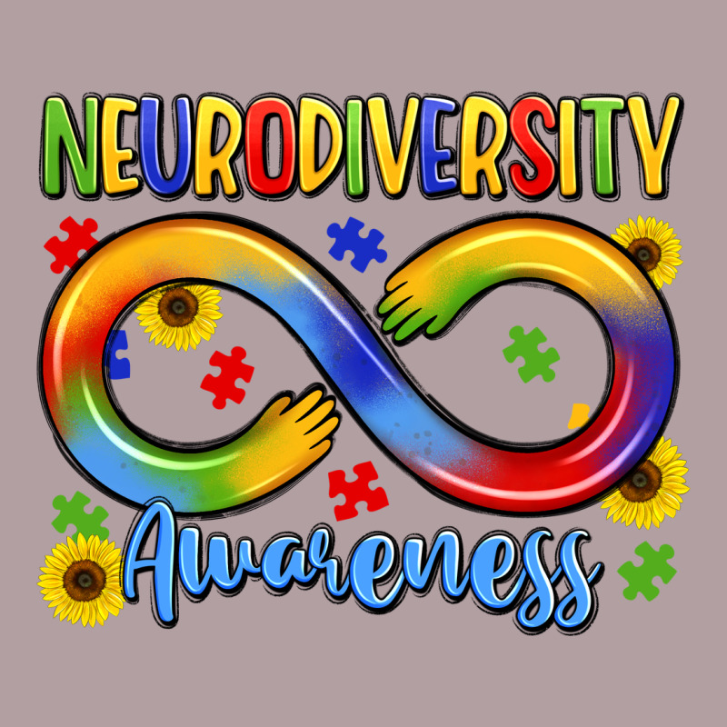 Neurodiversity Awareness Vintage Hoodie by LillyAllenDesigns | Teevron