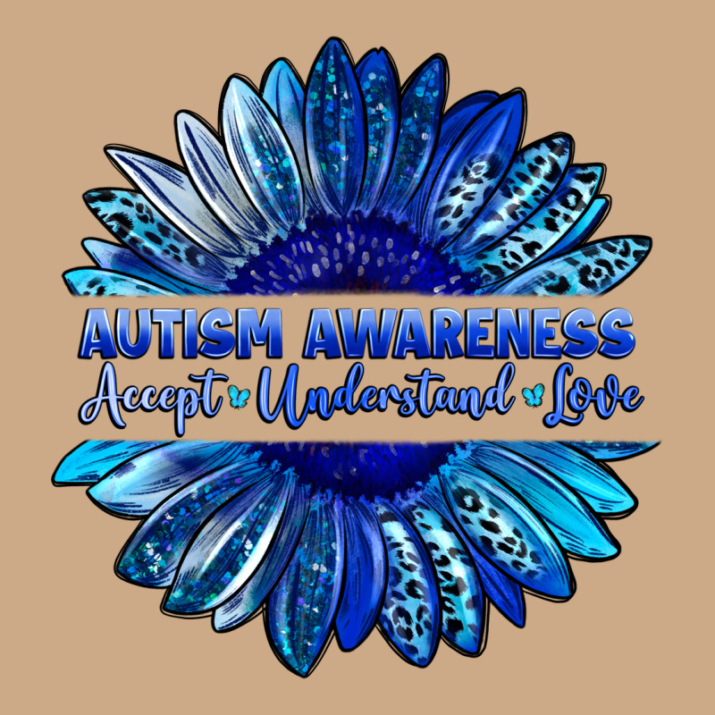 Autism Awareness Accept Understand Love Blue Vintage Hoodie by LillyAllenDesigns | Teevron