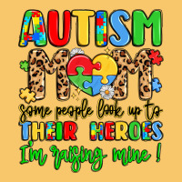 Autism Mom Some People Look Up To Their Heroes Vintage Hoodie | Teevron
