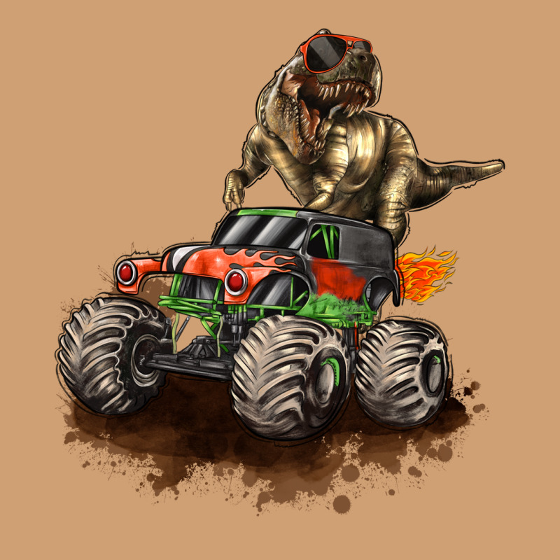 Monster Truck And T Rex Dinosaur Vintage Tee by LillyAllenDesigns | Teevron