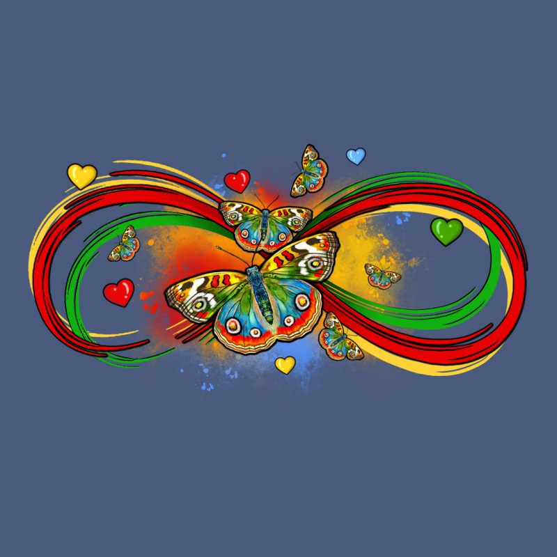 Butterfly Infinity Symbol Autism Vintage Hoodie by LillyAllenDesigns | Teevron