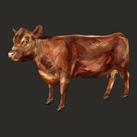 Red Angus Cow Heavy Core Tee | Teevron