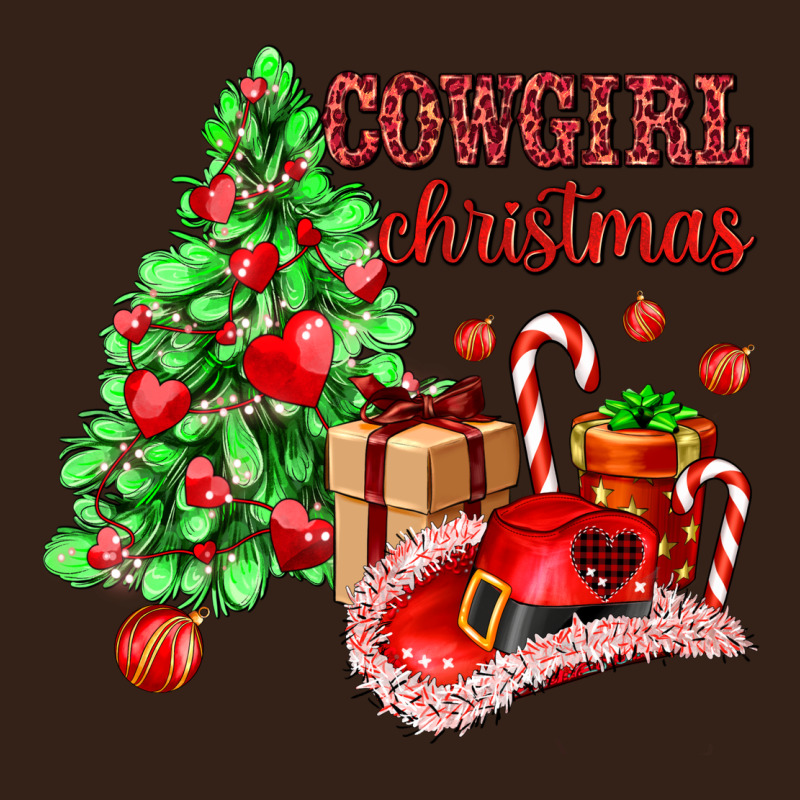 Cowgirl Christmas Heavy Core Tee by AdoDesignShop | Teevron