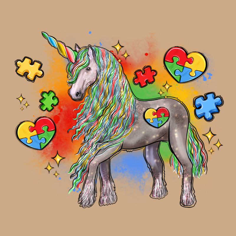 Autism Unicorn Vintage Hoodie by LillyAllenDesigns | Teevron