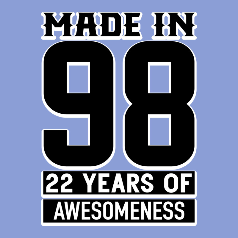 Made In 98 22 Years Of Awesomeness Long Sleeve Tee by Bettercallsaul | Teevron