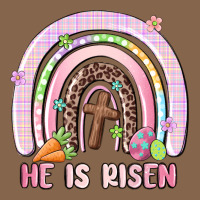 He Is Risen Easter Rainbow Premium Tee | Teevron