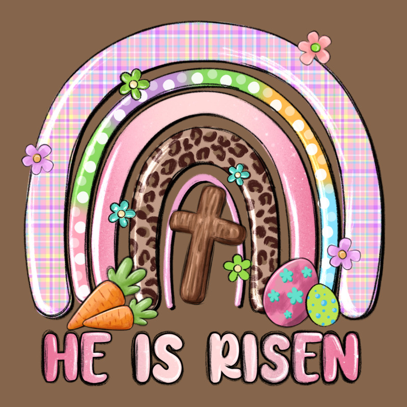 He Is Risen Easter Rainbow Premium Tee by MaliasSmallBusiness | Teevron