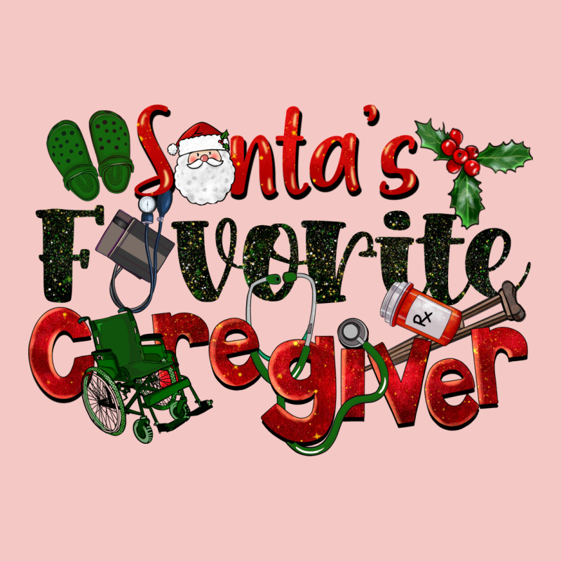 Santa's Favorite Caregiver Christmas Urban Heavy Tee by LillyAllenDesigns | Teevron