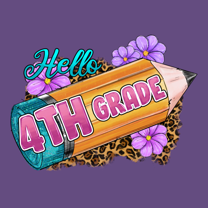 Hello 4th Grade Vintage Hoodie by RanaPortraitStore | Teevron