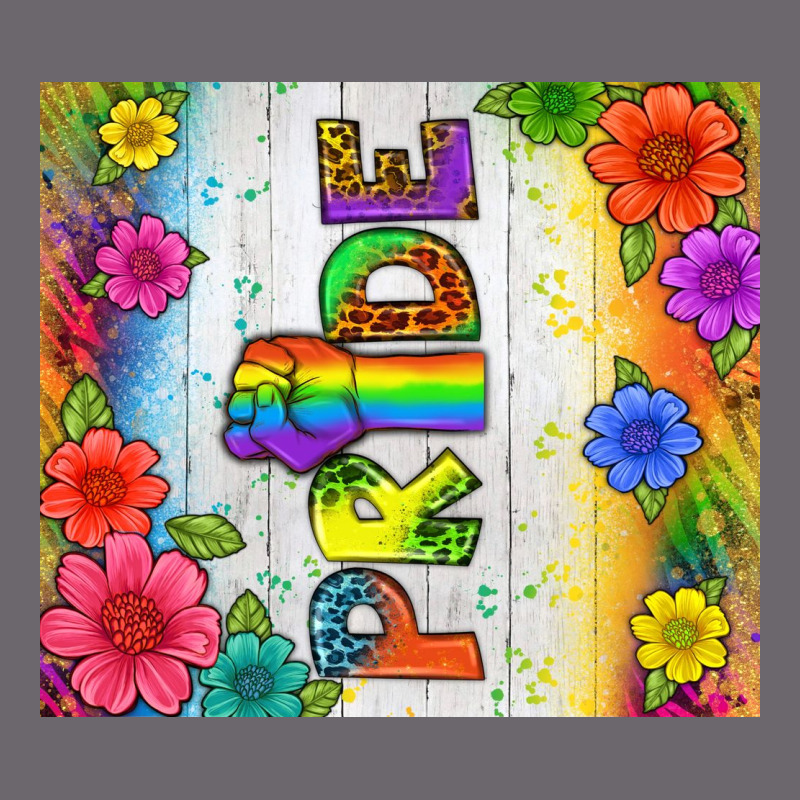 Lgbtq+ Pride With Flower Tumbler Premium Sweatshirt by BundleAndBundleShop | Teevron