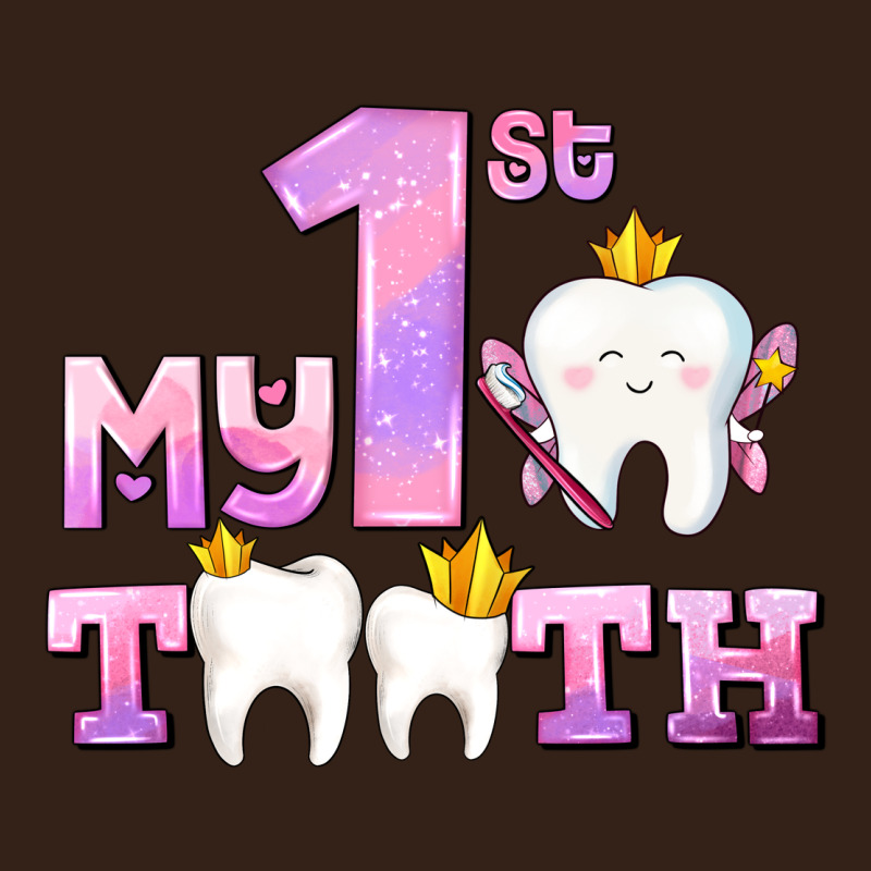 My First Tooth With Teeth For Girls Heavy Core Tee by AdoDesignShop | Teevron