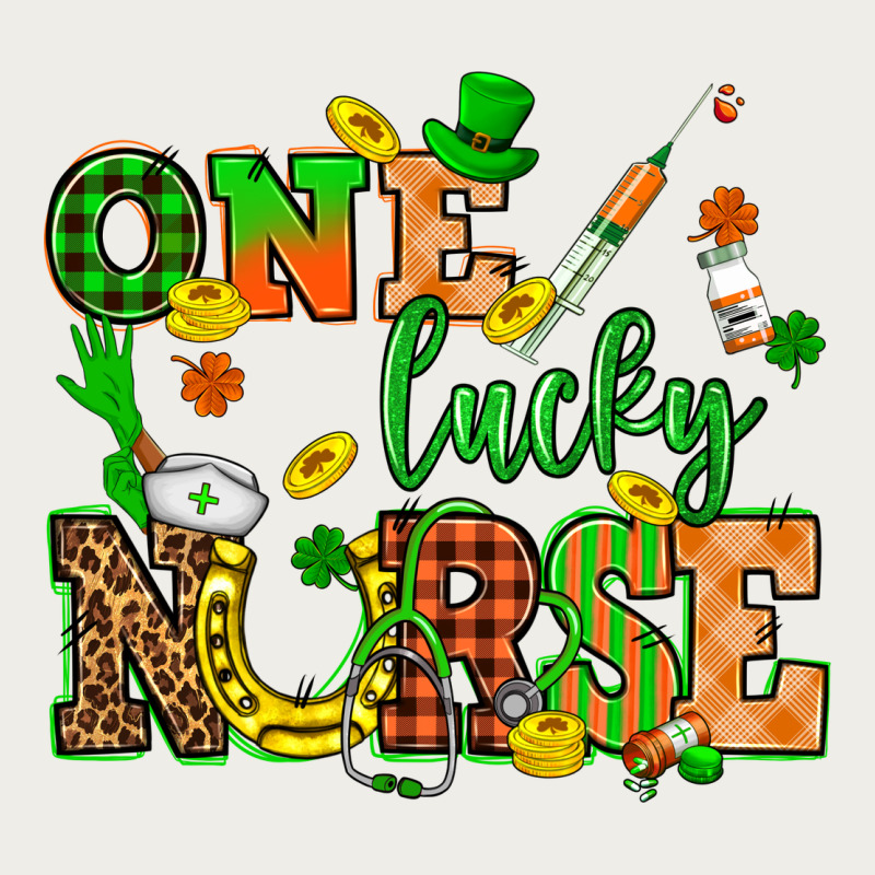 St. Patricks Day One Lucky Nurse Zipper Hoodie by HowdyJamesFarm | Teevron