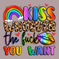 Kiss Whoever The Fuck You Want Vintage Hoodie | Teevron