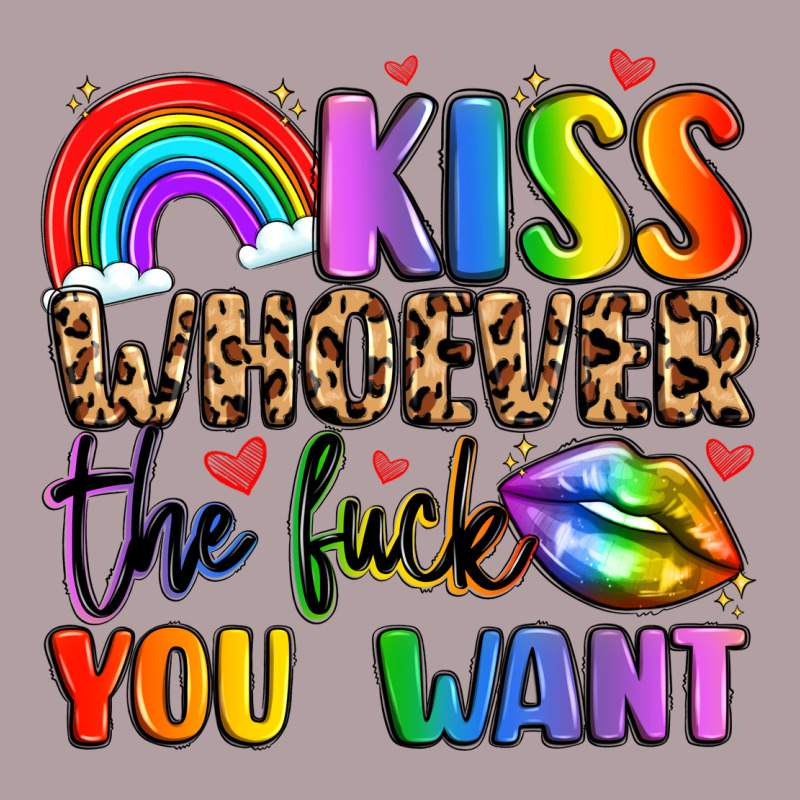 Kiss Whoever The Fuck You Want Vintage Hoodie by LillyAllenDesigns | Teevron