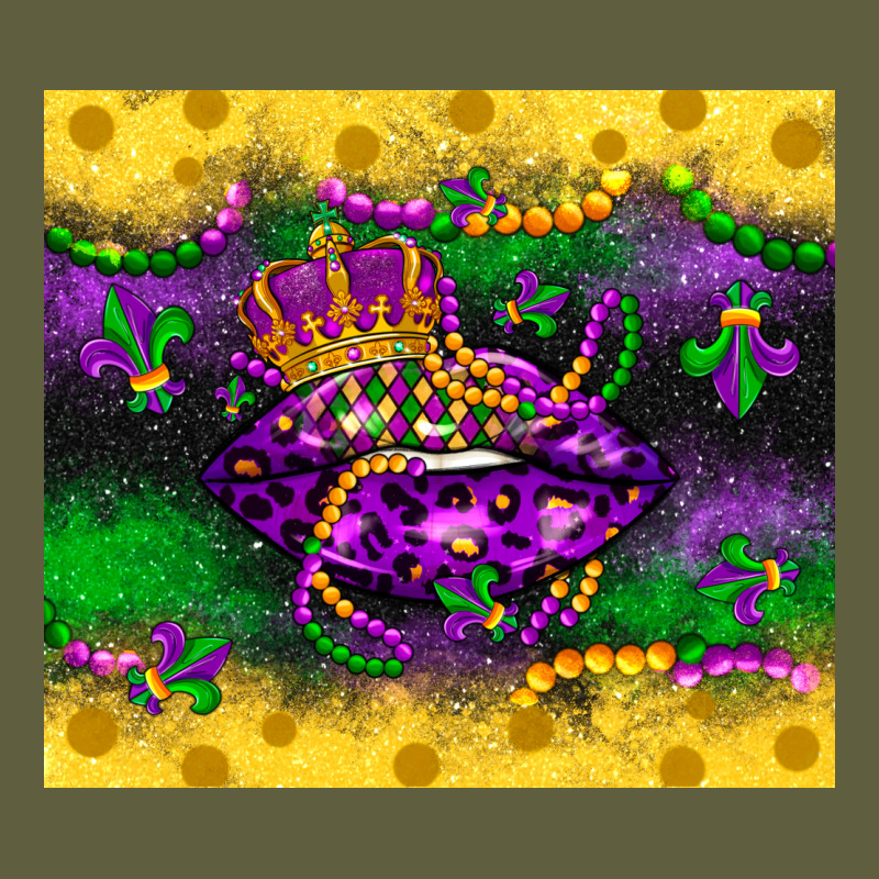 Mardi Gras Lips Vintage Tee by LillyAllenDesigns | Teevron