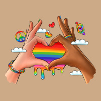 Lgbtq Pride Hands Vintage Hoodie | Teevron