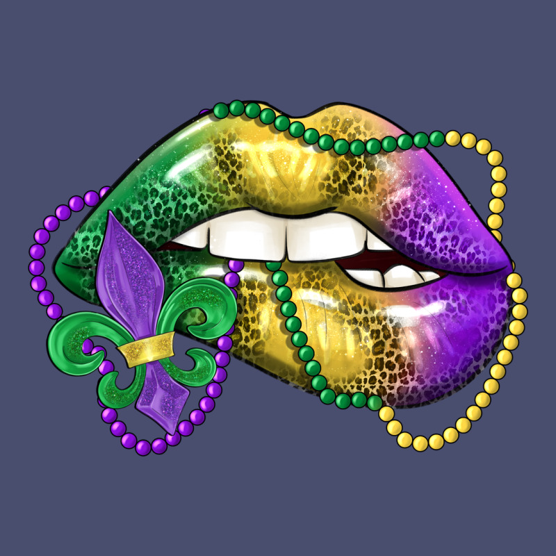 Mardi Gras Lips Vintage Tee by LillyAllenDesigns | Teevron