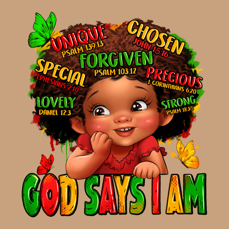God Says I Am Juneteenth Kid Vintage Tee by LillyAllenDesigns | Teevron