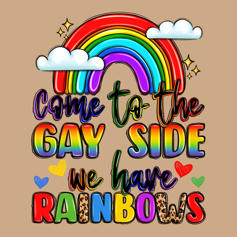 Come To The Gay Side We Have Rainbows Vintage Hoodie by LillyAllenDesigns | Teevron