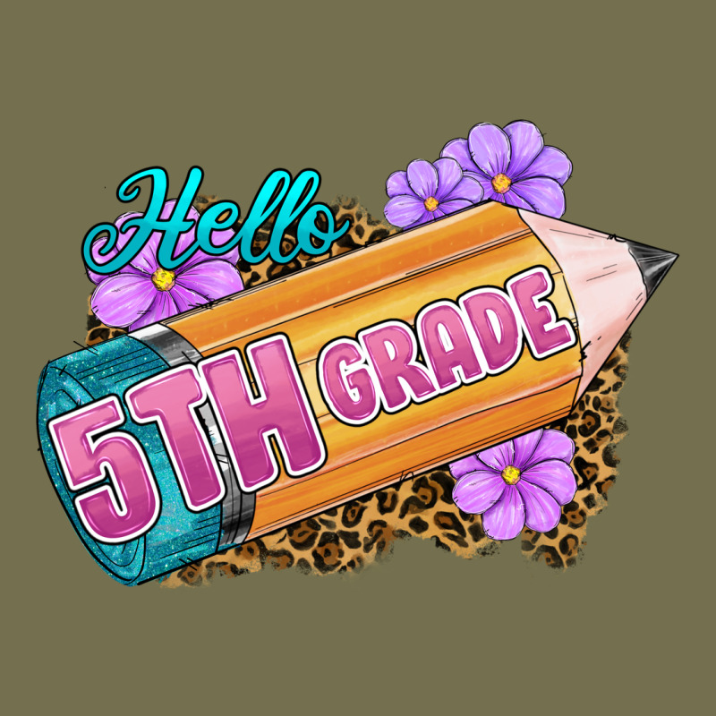 Hello 5th Grade Vintage Hoodie by RanaPortraitStore | Teevron