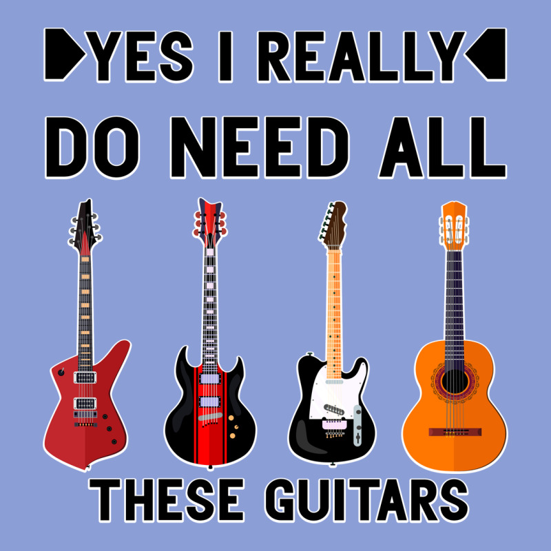 Yes I Really Do Need All These Guitars Long Sleeve Tee by Bettercallsaul | Teevron