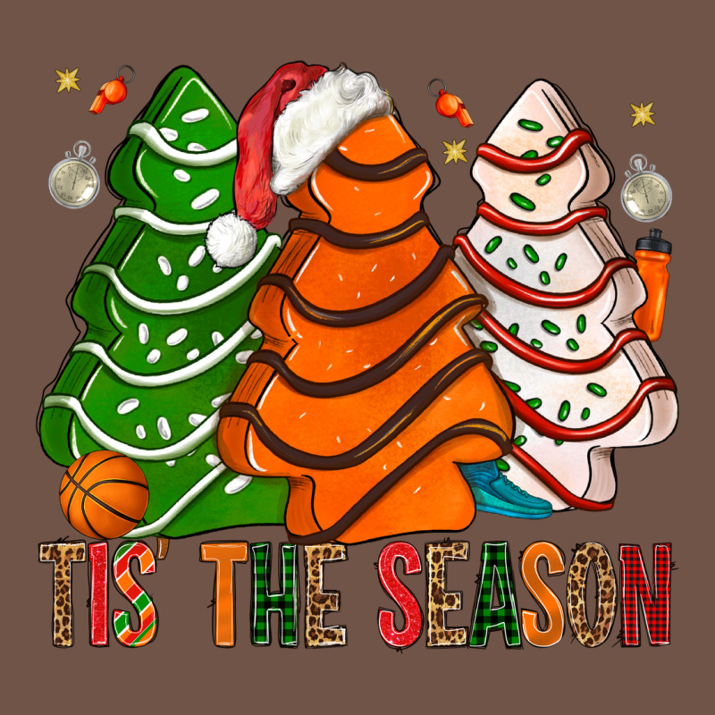 Tis' The Season Basketball Christmas Cakes Premium Sweatshirt by BundleAndBundleShop | Teevron
