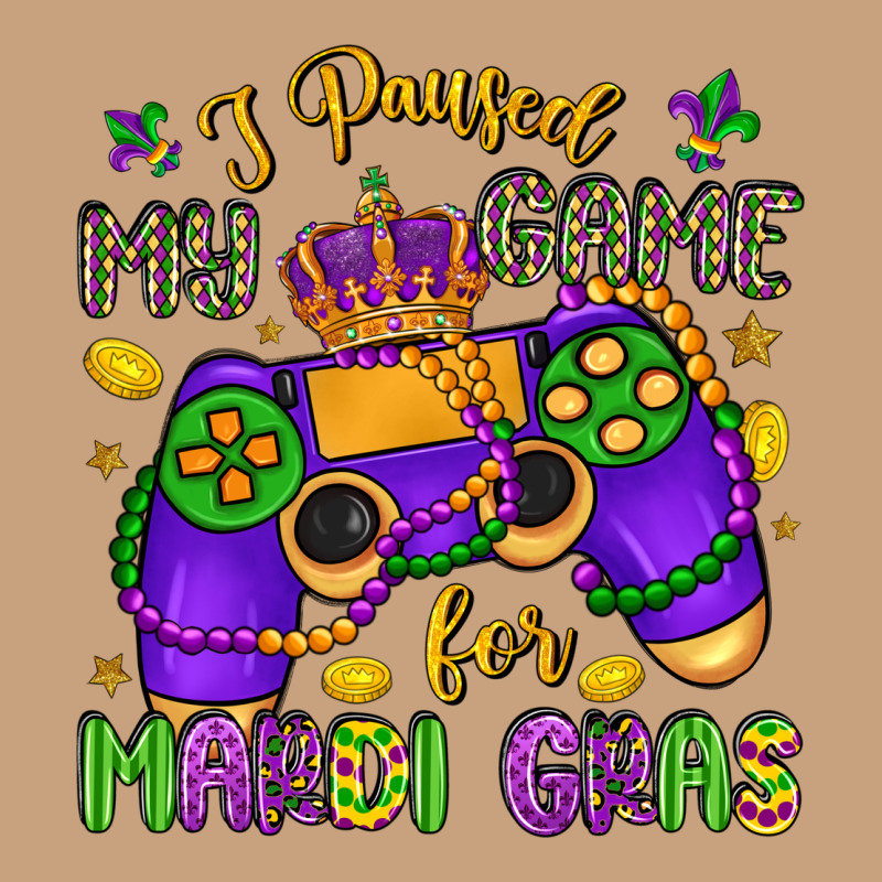 I Paused My Game For Mardi Gras Vintage Tee by LillyAllenDesigns | Teevron