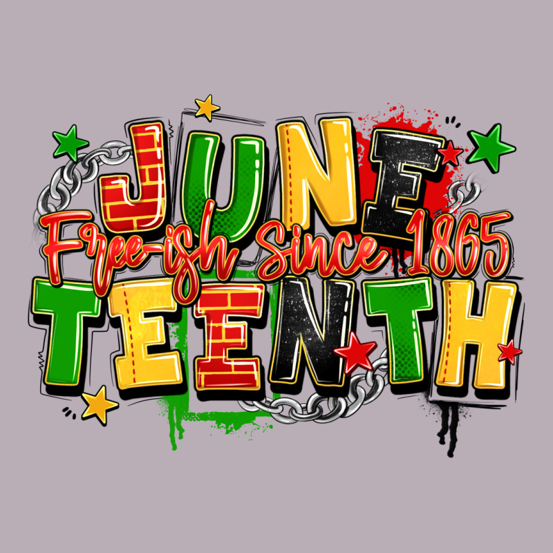 Juneteenth Free Ish Since 1865 Vintage Tee by LillyAllenDesigns | Teevron