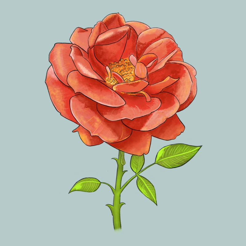 All A Twitter Rose Heavy Core Tee by LillyAllenDesigns | Teevron