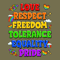 Love Respect Freedom Tolerance Equality Pride Vintage Hoodie | Teevron
