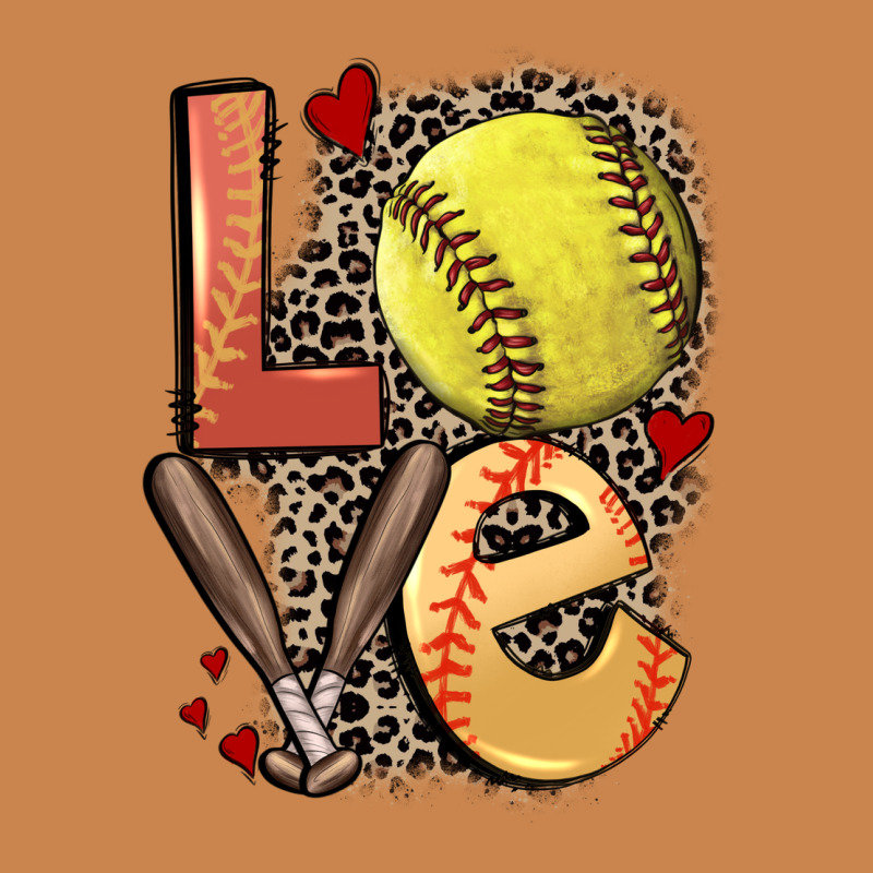 Love Softball Heavyweight Hoodie by FaDigitalArtStudio | Teevron