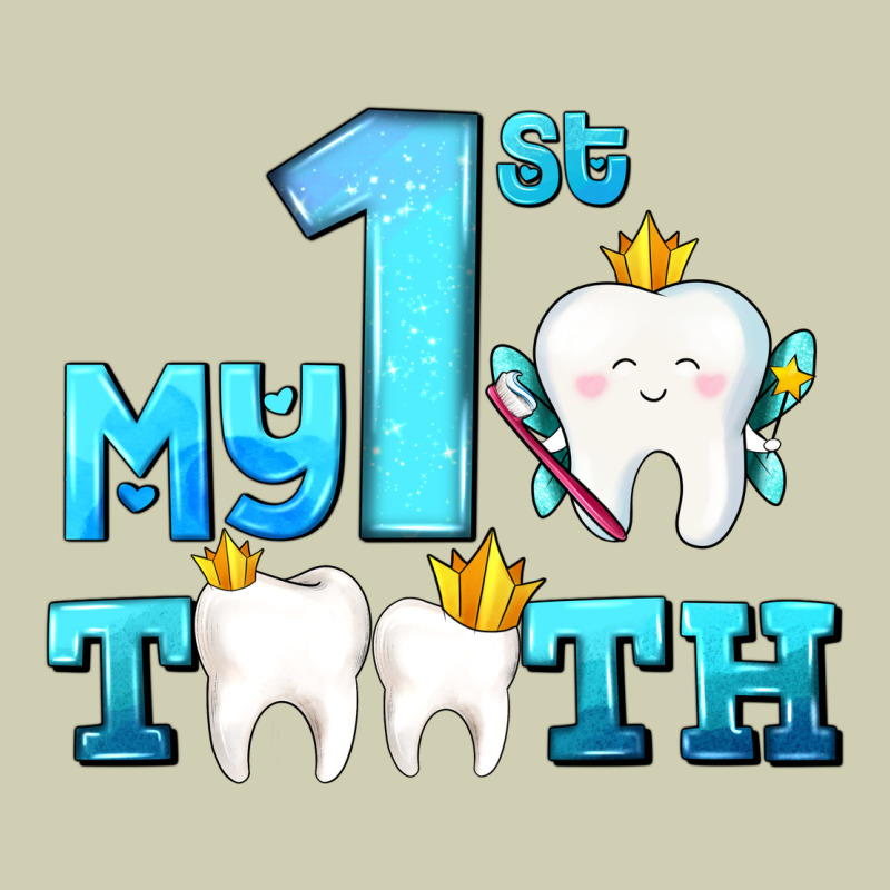 My First Tooth With Teeth Heavy Core Tee by AdoDesignShop | Teevron