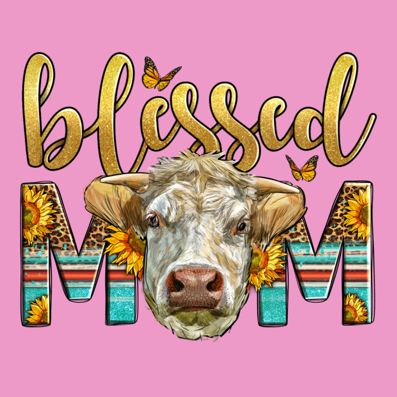 Western Blessed Mom Charolais Bull Mother's Day Urban Hoodie by LillyAllenDesigns | Teevron
