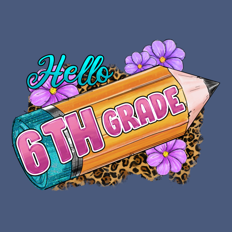 Hello 6th Grade Vintage Hoodie by RanaPortraitStore | Teevron