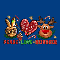 Peace Love Reindeer Christmas Premium Sweatshirt | Teevron