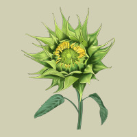 Sun Fill Green Green Sunflower Heavy Core Tee | Teevron
