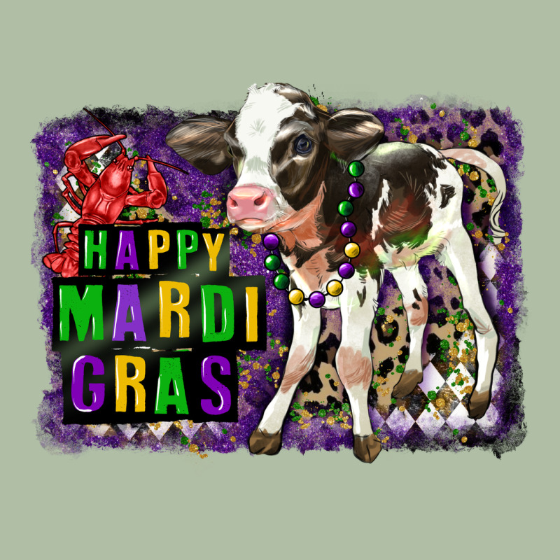 Mardi Gras Calf Urban Heavy Tee by LillyAllenDesigns | Teevron