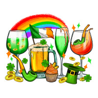 wine glasses st. patricks | Teevron