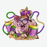 Mardi Gras Pig Urban Heavy Tee | Teevron
