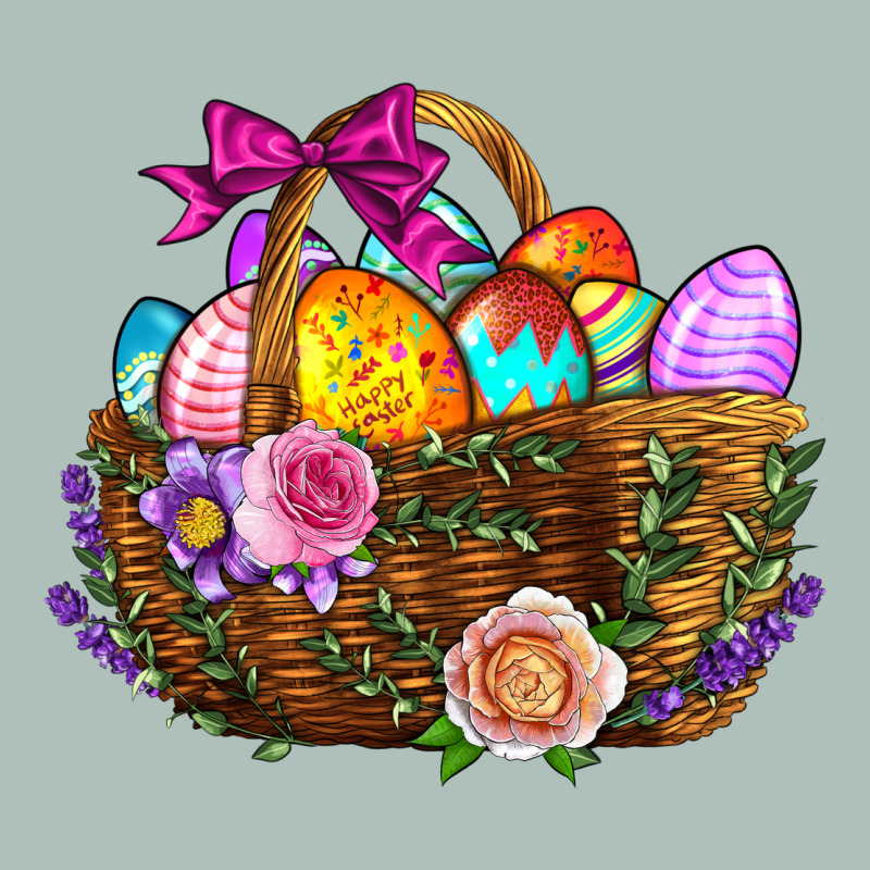 Easter Eggs Hamper Heavyweight Hoodie by BundleAndBundleShop | Teevron