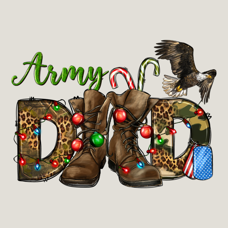 Christmas Army Dad Heavy Core Tee by NancyCooperArtShop | Teevron