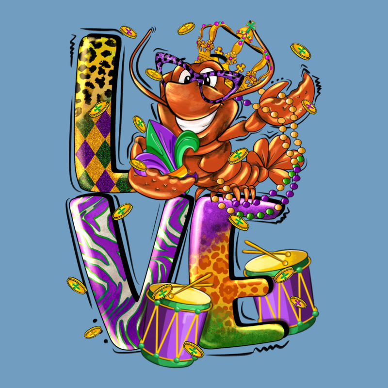 Mardi Gras Love Urban Heavy Tee by LillyAllenDesigns | Teevron